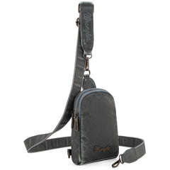 WG87-824 Wrangler Sling Bag/Crossbody/Chest Bag - Pewter