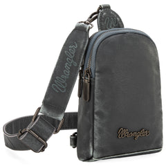 WG87-824 Wrangler Sling Bag/Crossbody/Chest Bag - Pewter