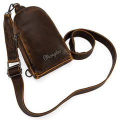 WG87-824 Wrangler Sling Bag/Crossbody/Chest Bag  - Coffee