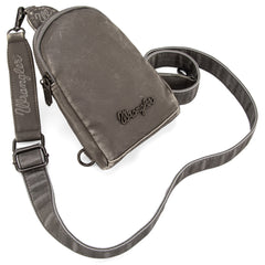 WG87-824 Wrangler Sling Bag/Crossbody/Chest Bag - Light Grey