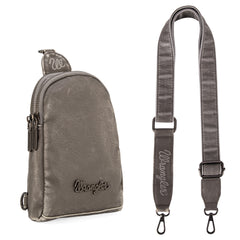 WG87-824 Wrangler Sling Bag/Crossbody/Chest Bag - Light Grey