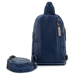 WG87-824 Wrangler Sling Bag/Crossbody/Chest Bag -Jean