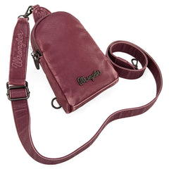 WG87-824 Wrangler Sling Bag/Crossbody/Chest Bag  - Purple