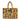 WG284D-8119 Wrangler COWBOY Dual Sided Print Canvas Wide Tote - Beige Yellow