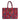 WG284D-8119 Wrangler COWBOY Dual Sided Print Canvas Wide Tote - Red
