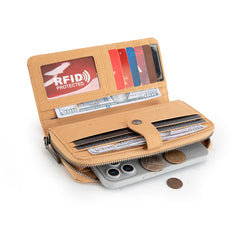 MWL-4202 Montana West Genuine Leather Bi-Fold RFID Protected Wallet