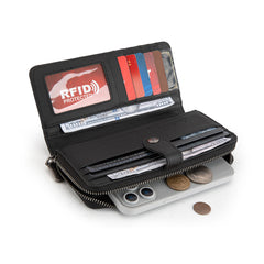 MWL-4202 Montana West Genuine Leather Bi-Fold RFID Protected Wallet