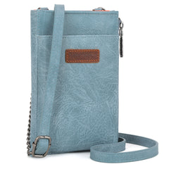 WG200-055  Wrangler RFID Small Crossbody/Cellphone Wallet - Jean
