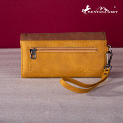 MW1253-W002 Montana West Embroidered Collection Wallet