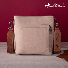 MW1253G-9360  Montana West Embroidered Collection Concealed Carry Crossbody