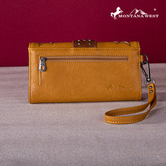 MW1247-W018  Montana West Embroidered Collection Wallet