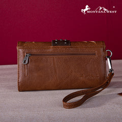 MW1247-W018  Montana West Embroidered Collection Wallet