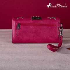 MW1247-W018  Montana West Embroidered Collection Wallet