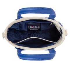 MLB-MT103 MLB New York Mets Team Tote/Crossbody with Baseball Coin Pouch