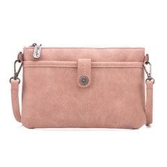 WG86-181 Wrangler Clutch/ Wristlet Crossbody Bag Collection- Hot Pink