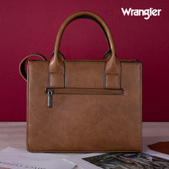 WG70-8120CLP  Wrangler Leopard Print Tote/Crossbody - Leopard