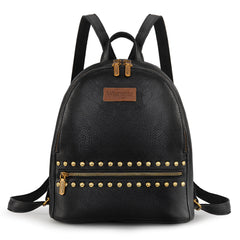 WG81-91101  Wrangler Studded  Backpack -Black