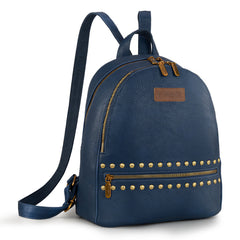WG81-91101  Wrangler Studded  Backpack - Navy