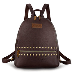 WG81-91101  Wrangler Studded  Backpack - Coffee