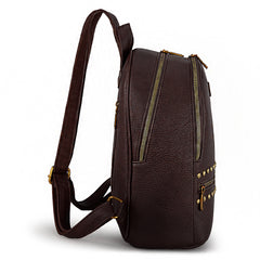 WG81-91101  Wrangler Studded  Backpack - Coffee