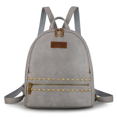 WG81-91101  Wrangler Studded  Backpack - Grey