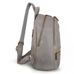 WG81-91101  Wrangler Studded  Backpack - Grey