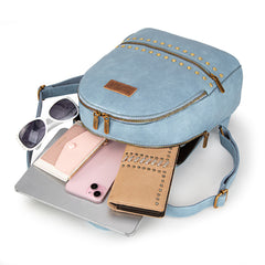 WG81-91101  Wrangler Studded  Backpack - Jean
