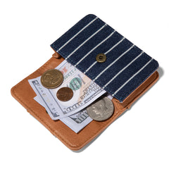 LEE56-005   Lee Striped Collection Small Wallet