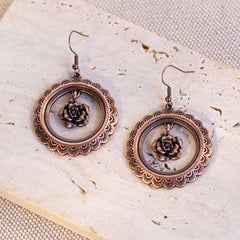 WNS-1041  Wrangler  Jewelry Sets Bohemian Pendant Necklace Earrings