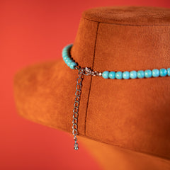 RNS-1015  Rustic Couture's Bohemian Beaded Navajo Concho Western Necklace