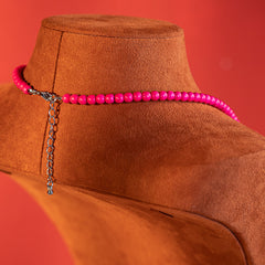 RNS-1015  Rustic Couture's Bohemian Beaded Navajo Concho Western Necklace