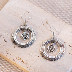 WNS-1041  Wrangler  Jewelry Sets Bohemian Pendant Necklace Earrings