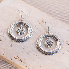 WNS-1041  Wrangler  Jewelry Sets Bohemian Pendant Necklace Earrings