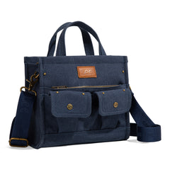 LEE53-001   LEE  Waxed Canvas Tote/Crossbody