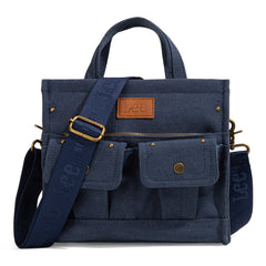 LEE53-001   LEE  Waxed Canvas Tote/Crossbody