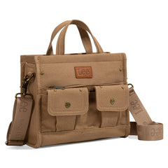 LEE53-001   LEE  Waxed Canvas Tote/Crossbody