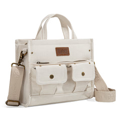 LEE53-001   LEE  Waxed Canvas Tote/Crossbody