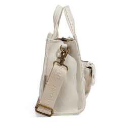 LEE53-001   LEE  Waxed Canvas Tote/Crossbody