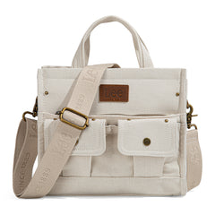 LEE53-001   LEE  Waxed Canvas Tote/Crossbody