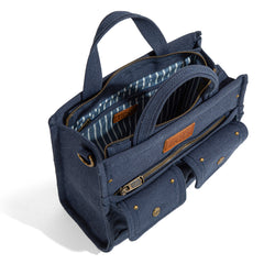 LEE53-001   LEE  Waxed Canvas Tote/Crossbody
