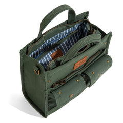 LEE53-001   LEE  Waxed Canvas Tote/Crossbody