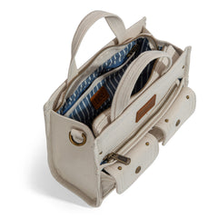 LEE53-001   LEE  Waxed Canvas Tote/Crossbody