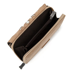 TR198-W010 Trinity Ranch Genuine Hair-On Cowhide RFID Protected Collection Wallet