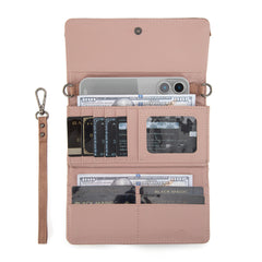 WG217-C018 Wrangler Southwestern Print  Wallet/Wristlet/Crossbody