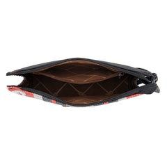 WG275-181  Wrangler Sherpa Aztec Canvas  Clutch - Black