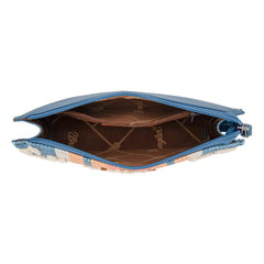 WG275-181  Wrangler Sherpa Aztec Canvas  Clutch -Jean