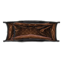 WG283-014  Wrangler Genuine Cowhide Carry-All Cowhide Large Tote /Crossbody - Black