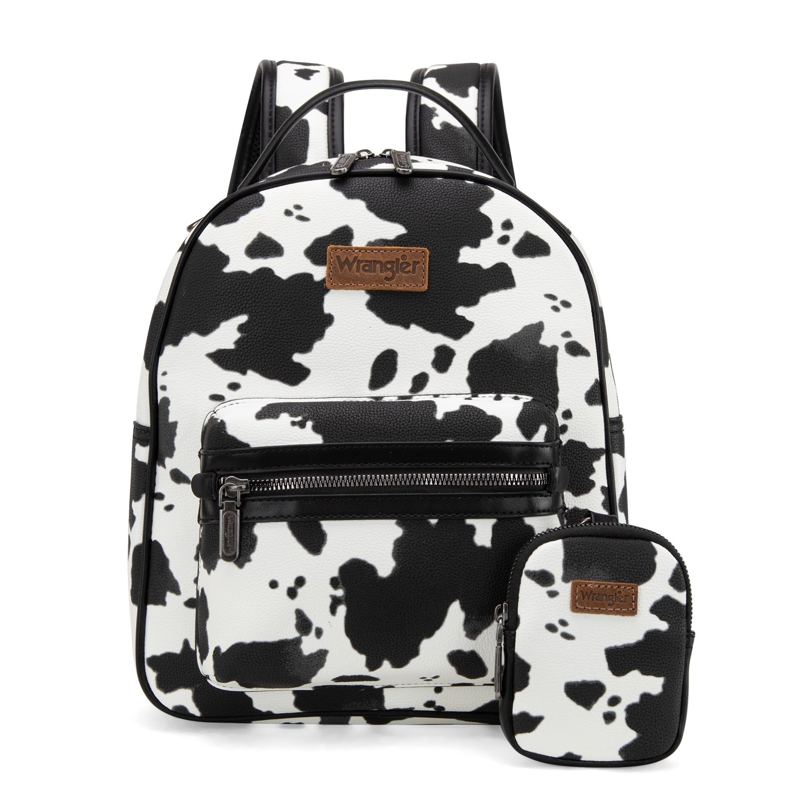 cow print mini backpack Wrangler Wrangler womens backpack purse measures 6.5D x 4 W x 7.8H. Wrangler Cow Print Mini Backpack