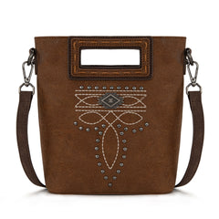 MW1325-8360  Montana West Cut-Out Embroidered Top Handle Crossbody