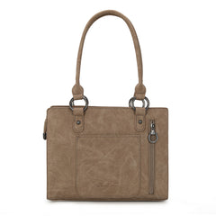 MW1325G-8317  Montana West Cut-Out Embroidered Concealed Carry Tote